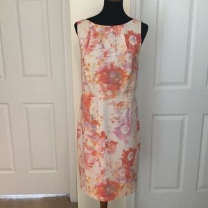 Ann Taylor beautiful multi color dress.